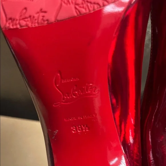 Christian Louboutin Glossy Red Heels - Picture 11 of 12